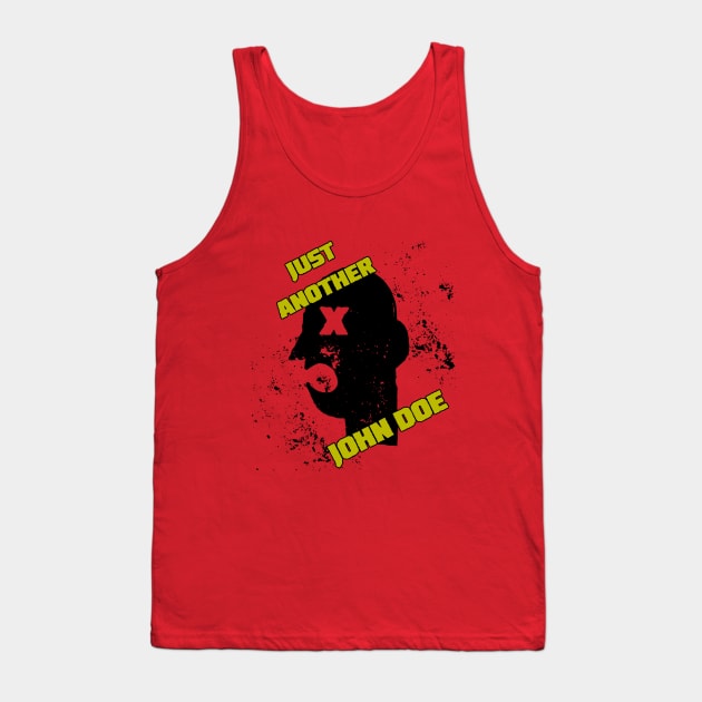 "Just Another John Doe" Yellow Variant Tank Top by FlippyFloppy